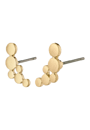 Pilgrim Leah Pi Earrings Smycken & klockor Dam Guld ONESIZE
