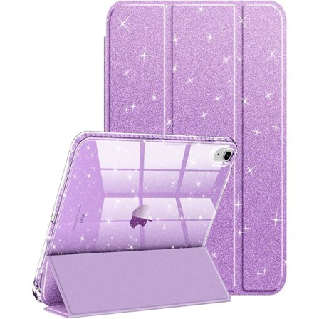 Glitterikotelo iPad 11 (2025) & 10. sukupolvelle (2022) - Violetti Glitteri [JSR]