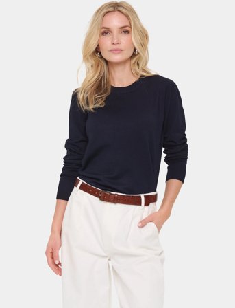 Saint Tropez Milasz Pullover - Navy - XS