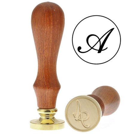 Brandlak Segl Enkelt Kapitel Seglvoks Romersk Koreansk Retro Bogstaver Brandlak Segl