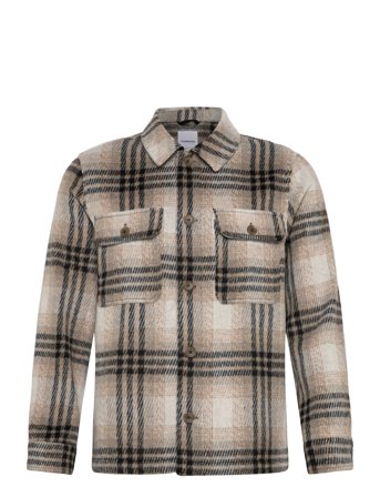 Lindbergh | Wool Touch Check Overshirt | XXL