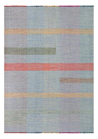 Kelim Modern Teppich Handgewebt 238X332 Dunkelgrau/Grau Afghanistan