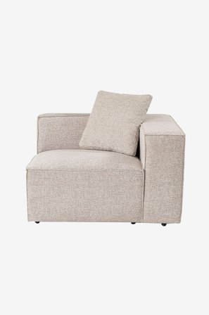 Hanah Home - Sofa 1-seter - Lora Høyre - Beige - Sofamoduler - Fra Homeroom