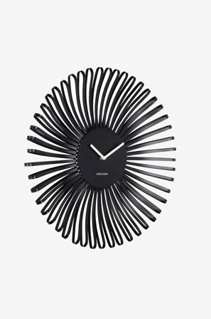 Karlsson - Veggklokke Polo - Svart - Veggklokker & bordklokker - Fra Homeroom