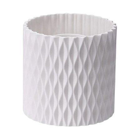 Roterende Makeup Pensel Organizer Roterende Penholder Skrivebordsopbevaring Stor Kapacitet Studenter Kontorartikler Penholder Penholder (hvid)(1stk)