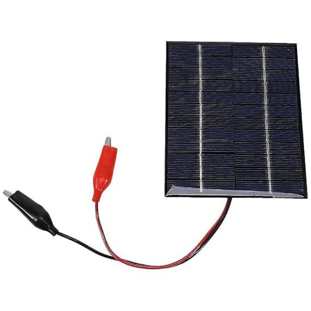 Ny produkt Vattentät solpanel 5w 12v Utomhus Diy solceller Laddare Polysilicon Epoxy paneler 136x110mm Fo
