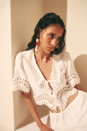 Malina - Estela Bluse - 36 - White