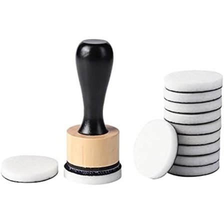 Blandingverktøy for blekkmaling, mini runde skumrefill, for scrapbooking