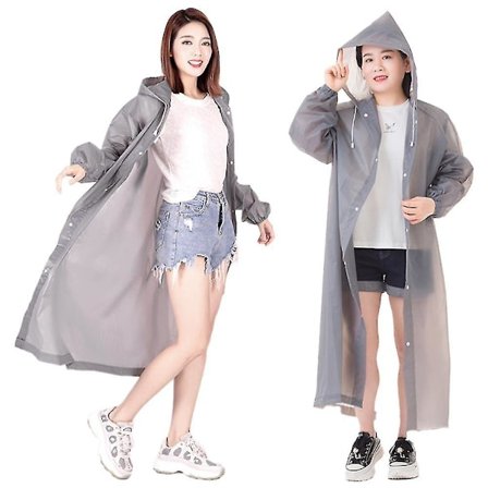 Eva Regnrock Vattentät Regn Poncho Återanvändbar Unisex Män Kvinnor