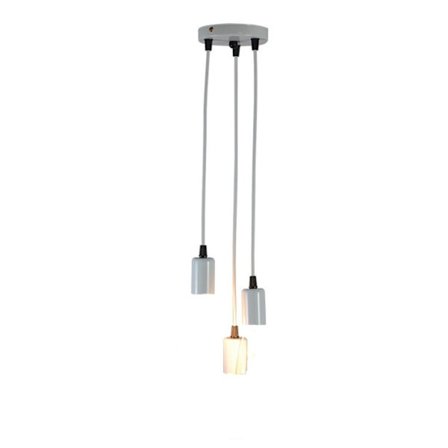 Pendellampeholder Hængelampesokkel HVID