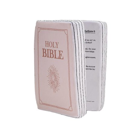 Faith Bible Pillow, Bibelpute Bok Plysj Som Åpnes, Pute, Pute, Bokform Bibelvers Pute (LGL)