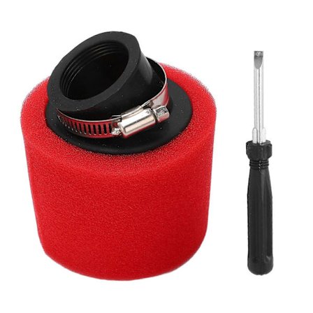 luftfilter 38mm skum vinklat för skoter atv quad