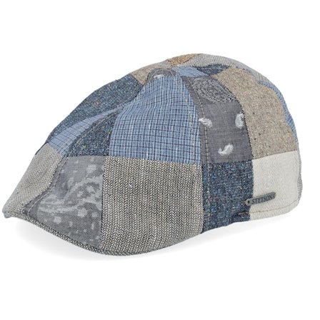 Stetson - Multi flatcap Casquette - Texas Patchwork Patchwork Flat Cap @ Hatstore
