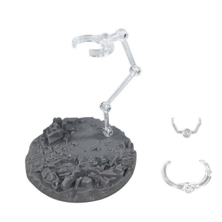 Action Figure Display Holder Display Base Solid Base Plastmaterial Action Base Display Stand for Figurmodell Leketøy Gul[D]