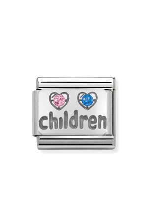 Symbols 925 Sterling Silver with CZ Children