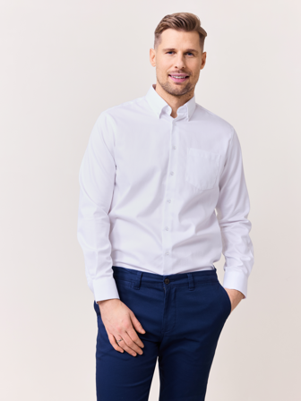 MATCH - Son skjorte - Alvo - Str. XXL - Herre - Skjorter - Hvit - 100% bomull