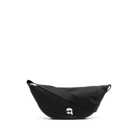 Karl Lagerfeld, Cross Body Bags Zwart, Dames, Maat:ONE Size
