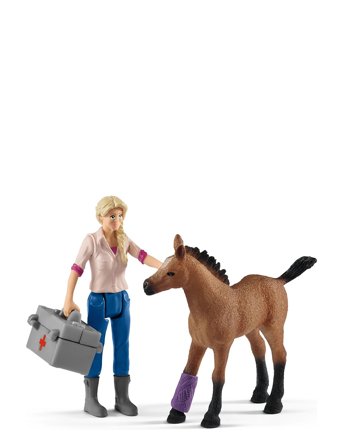 Schleich | Schleich Vet Visiting Mare And Foal | ONE SIZE