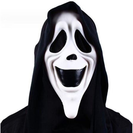 Halloween Scream Mask Skräck Skull Mask Cosplay -i