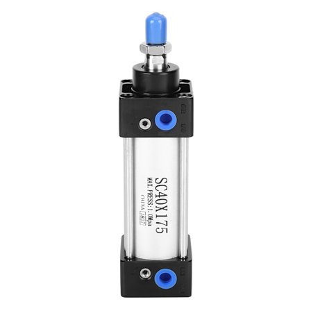 Luft Pneumatisk Cylinder Dubbelverkande SC40 Standard Aluminiumlegering Komponenter SC40x175