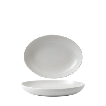 Skål Oval Evo Benvit