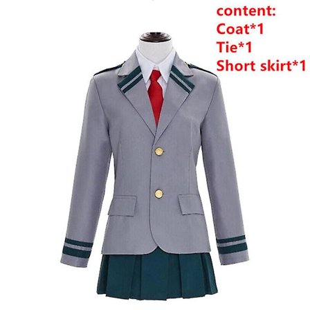 Anime My Hero Academia Midoriya Izuku Bakugou Katsuki Cosplay Costume Ochaco Uraraka Boku no Hero Academia Halloween Uniform Set