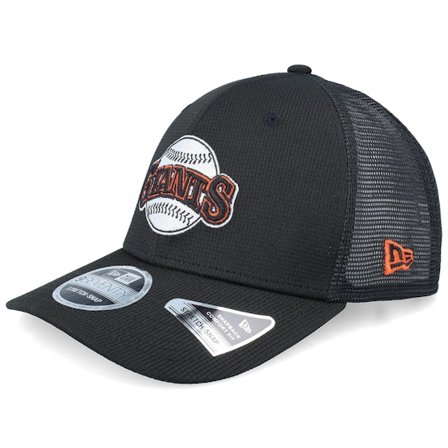 New Era - San Francisco Giants MLB Batting Practice 9SEVENTY Black Trucker Trucker Black Cap - MLB @ Hatstore