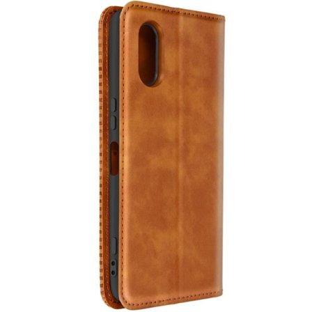 Fodral till Sony Xperia 5 V - AVIZAR - Geo Collection - Schackbrädemönster - Brun