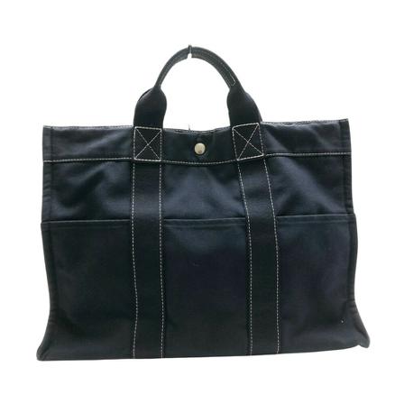 Hermès Vintage, Pre-owned Tote Bags Blauw, Dames, Maat:ONE Size,Canvas