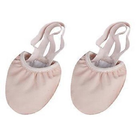 1 Par Elastiske Bånd Dansesko Halve Dansesko Profesjonelle Ballettsko Dansetrening Tåsko Mote Tåbeskyttelse for Voksne - Størrelse 40