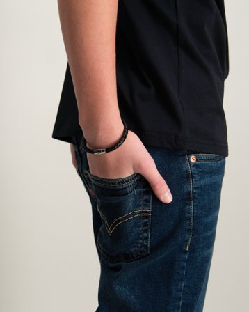 RYVLS Braided Bracelet Schwarz Schmuck Jungen - Kids Brand Store