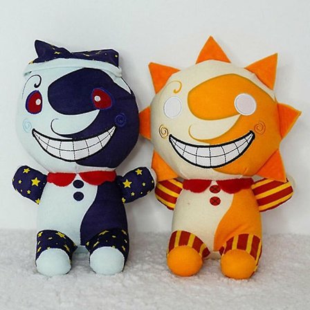 Sundrop Fnaf Plyschleksaker Moondrop stoppade dockor Five Night At Freddy's