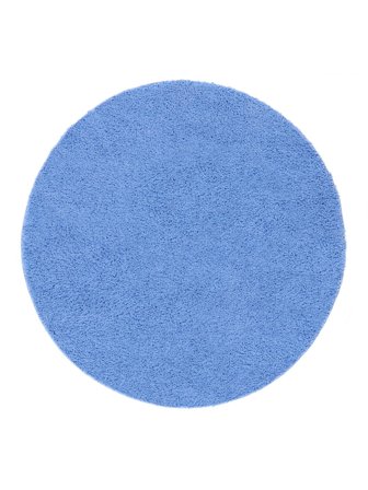 Tapis Enfant Shaggy Comfy Bleu Rond Petit