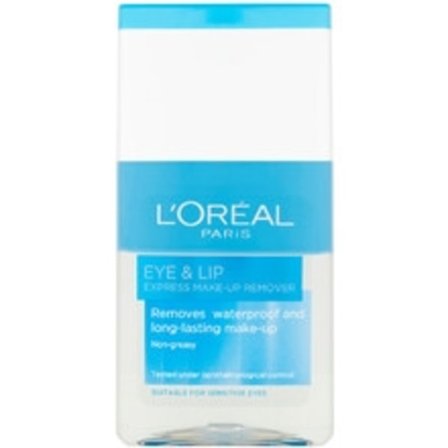 L ́Oréal - Eye & Lip Waterproof Make Up Remover - Two-phase make-up remover for the eye area and lips 125ml