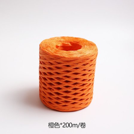 656Yards Raffia-bånd Håndværksdekorationer Båndgaveemballage