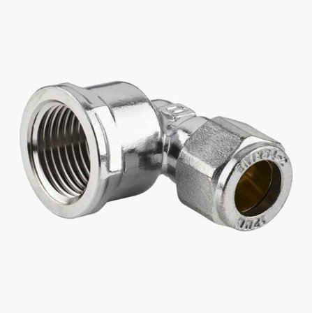 Klämringskoppling vinkel 12 x 1/2" invändig - Biltema