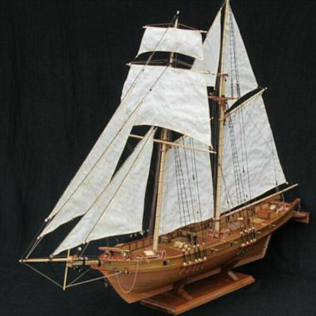 1:100 Halcon Puinen Purjevenemalli Tee-se-itse Kit Ship Assembly De