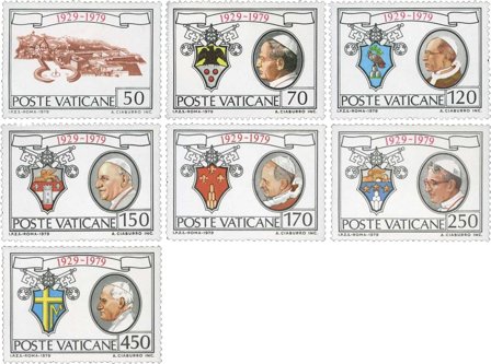 Vatikanet 1979 - MICHEL 748-754 - Postfrisk