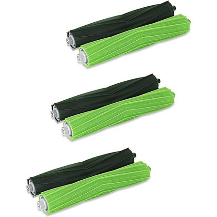 3 Set Dual Multi-Surface Rubber Roller Brushes Replacement PartsV