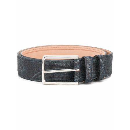 Etro, Belts Zwart, Heren, Maat:90 CM