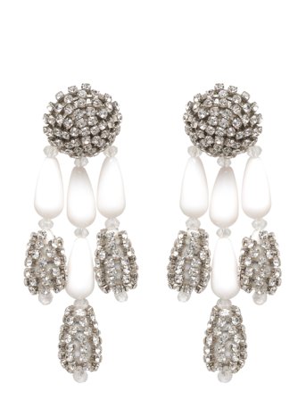 Star Earring White Silver Pipol's Bazaar