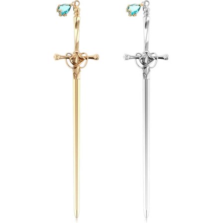 2 st Svärd Katana Bokmärken Vintage Silver Metall Hänge Bokmärken Unika Bokälskare Presenter Alla hjärtans dag Presenter Tack Present till Pojkvän