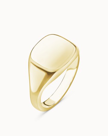 Signetring Billie 18K Gultguld - Forlovelsesringe & Vielsesringe hos Vanbruun