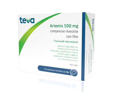 Artemis 500 mg Compresse Rivestite con Film 60 Compresse
