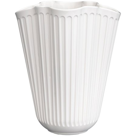 Kähler Hammershøi Unfold vase 20,5 cm, hvid | KitchenOne