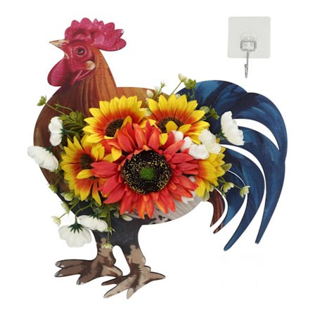 Kanaoven seppele maalaisromanttinen kaunis simuloitu auringonkukka seinäkoriste maalaistaloon itsenäisyyspäivänä