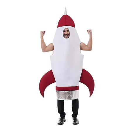 Polyester Raket-rymd Cosplay Kostym Halloween Festival Cosplay Dräkt För Maskeradfest [kk]