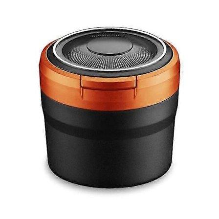 Kannettava tuhkakuppi LED-valolla, automaattinen mukiteline, savuton tuhkakuppi autoon, autotarvikkeet.