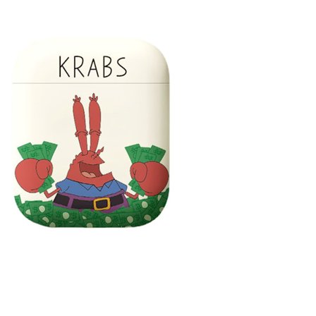 Airpods 1/2 silikonhörlursfodral-Crab Boss