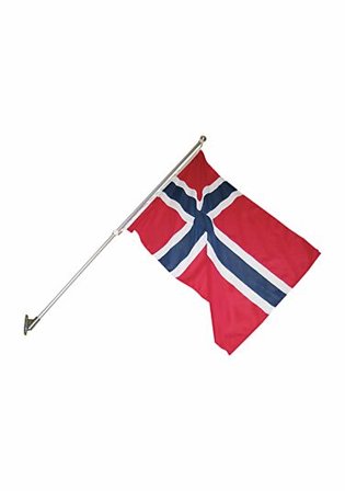 NORSK FLAGG FOR BALKONG 150CM